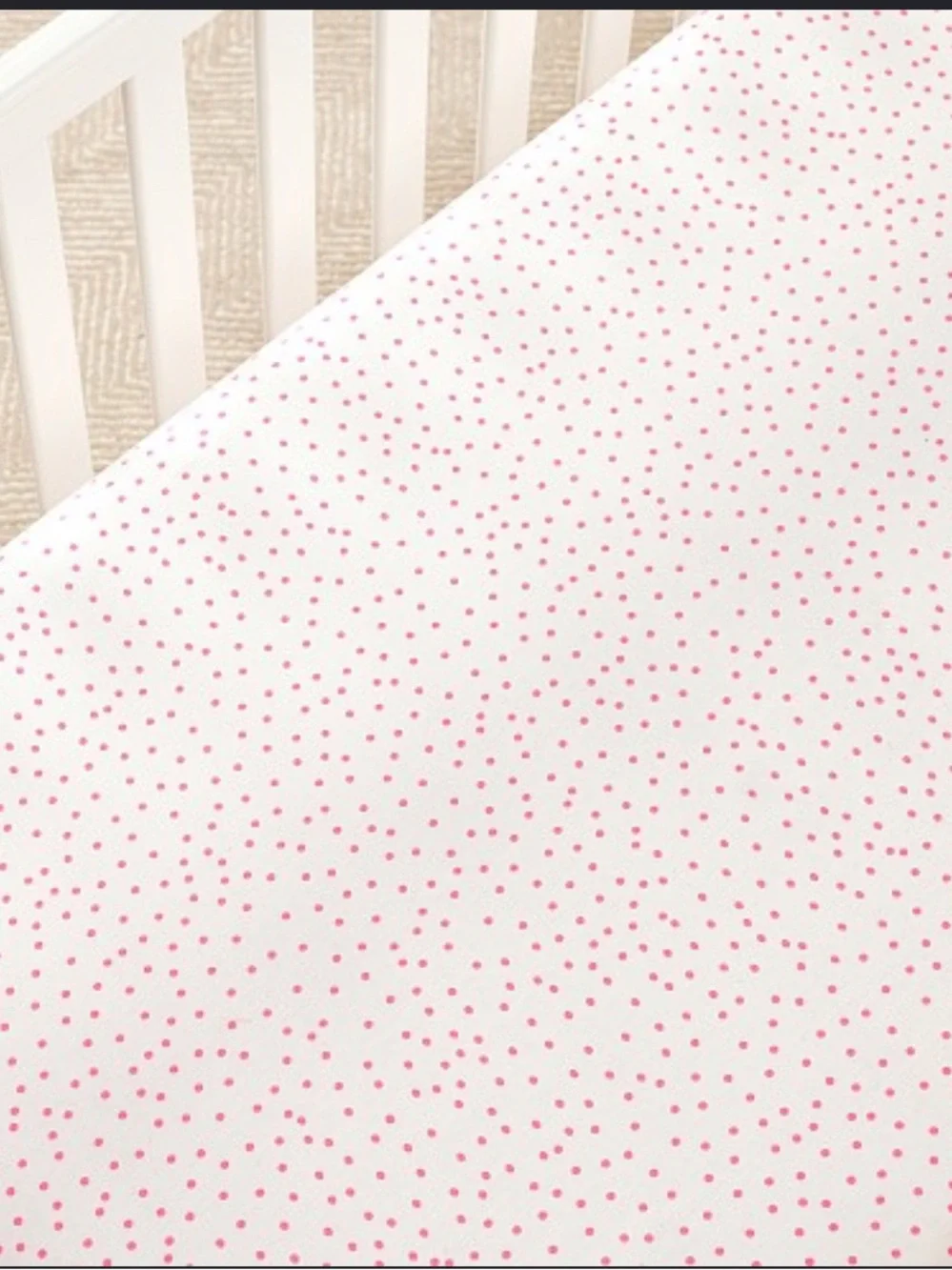 Pottery Barn Kids: Monique Lhuillier Neon Dots Organic Crib Fitted Sheet